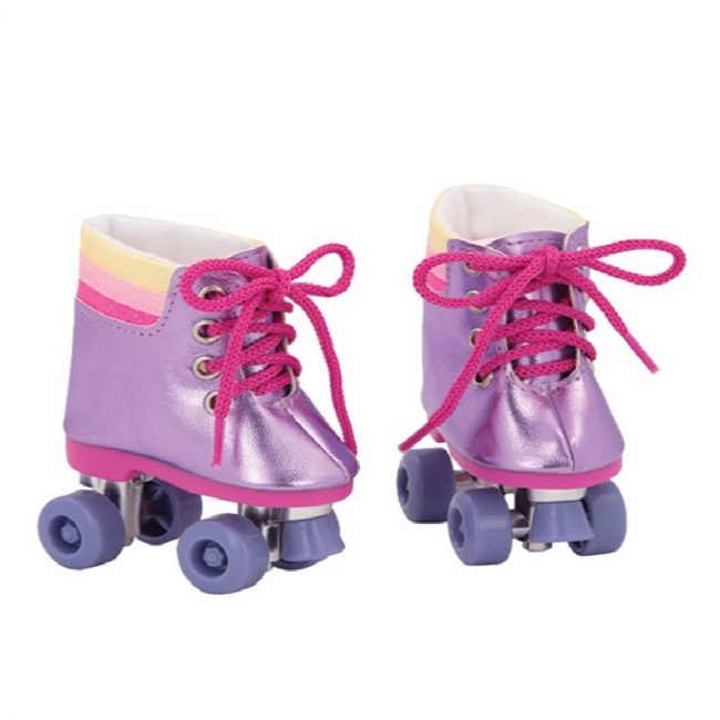 Our Generation Rainbow Rollers Shoes For 18 inch Doll