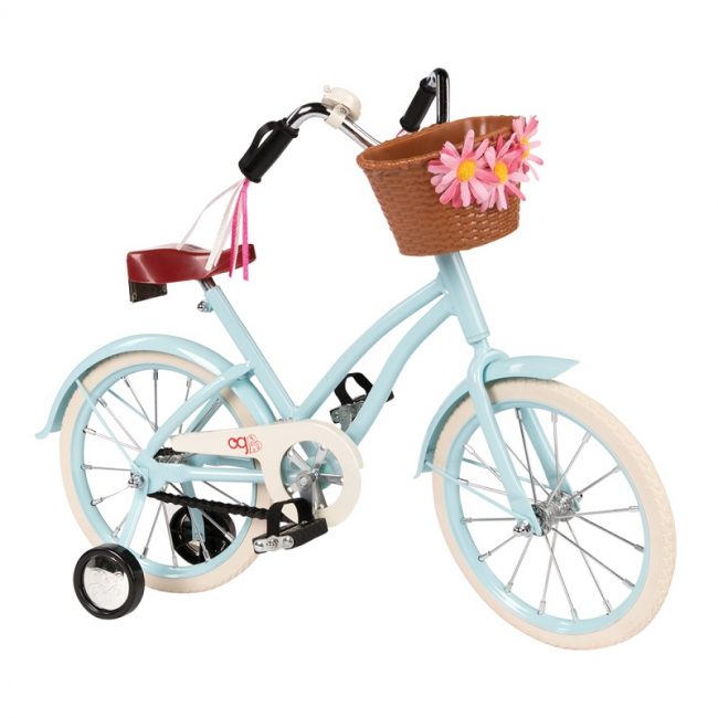 Our Generation Anywhere You Cruise Blue Bicycle For 18inch Doll