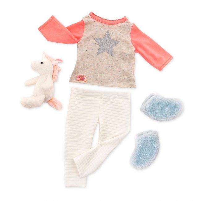 Our Generation Regular Pyjama Outfit Unicorn Wishes