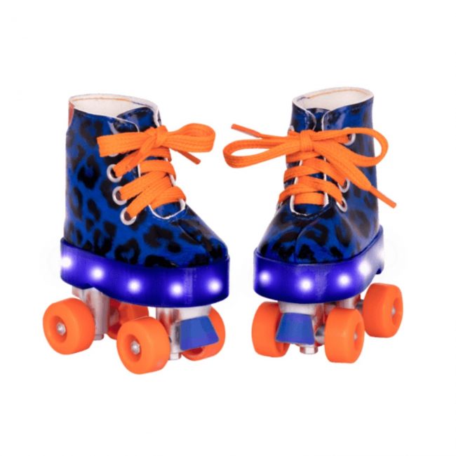 Our Generation 18 inch Doll - Fashion Light Up Shoes - Glow for the Glam!