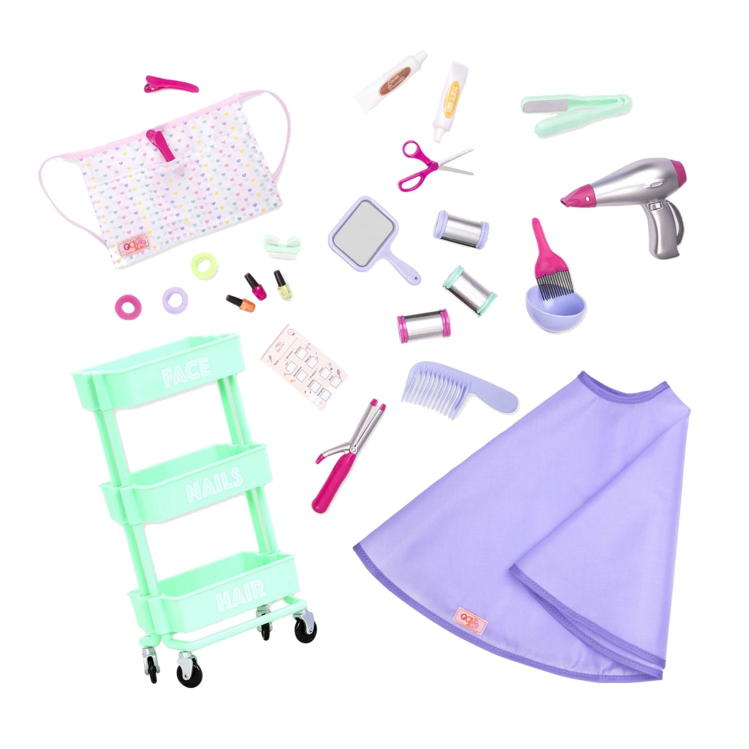 Our Generation Deluxe Berry Nice Salon Playset Purple