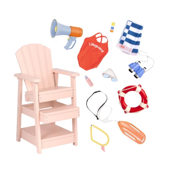 Our Generation Deluxe Lifeguard Chair Playset