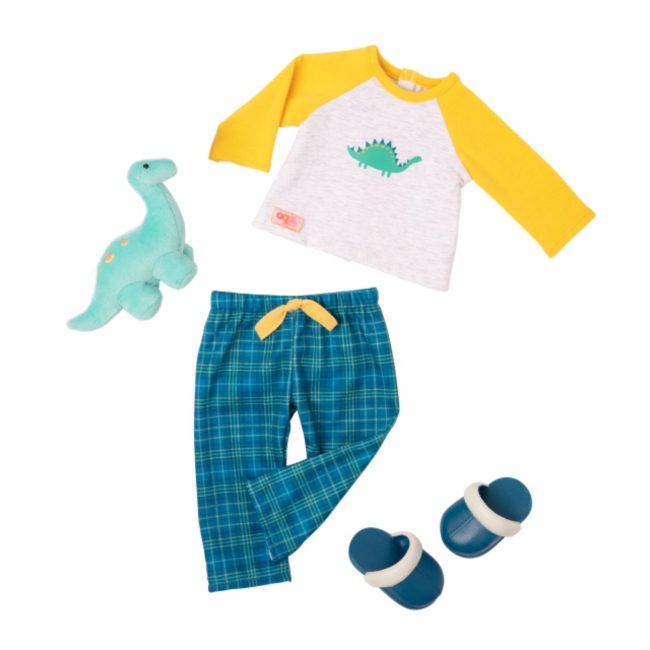 Our Generation Deluxe Boy Pajama Outfit - Dino-Snores