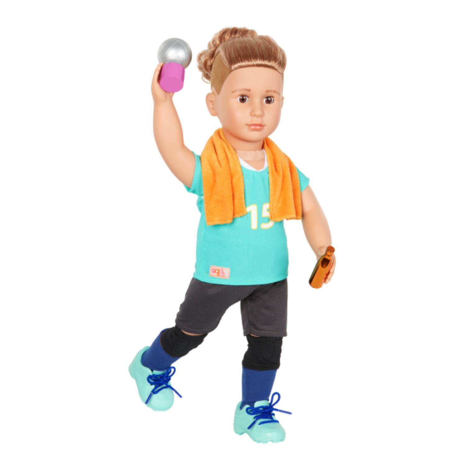 Our Generation Pro Doll Volleyball Johnny 18inch Blonde (2) Our Generation Pro Doll Volleyball Johnny 18inch Blonde