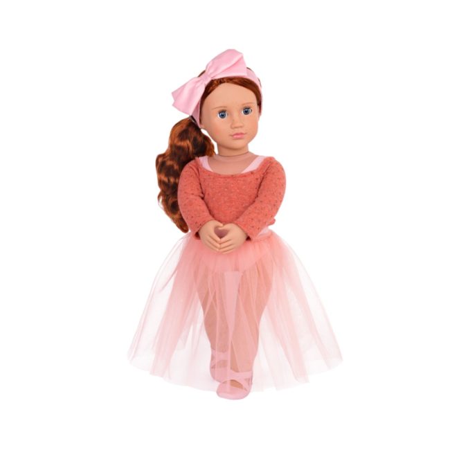 Our Generation Classic 18inch Doll Ballet Aubrie Red Hair