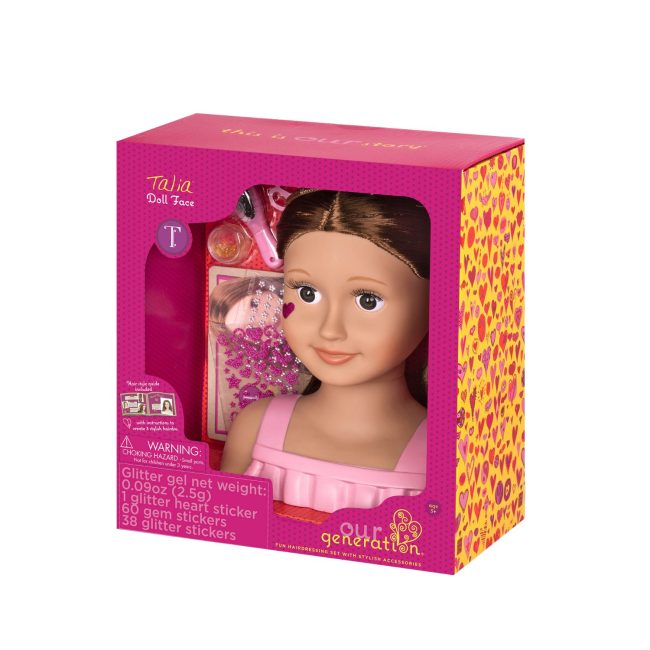 Our Generation Doll Face Talia Brunette